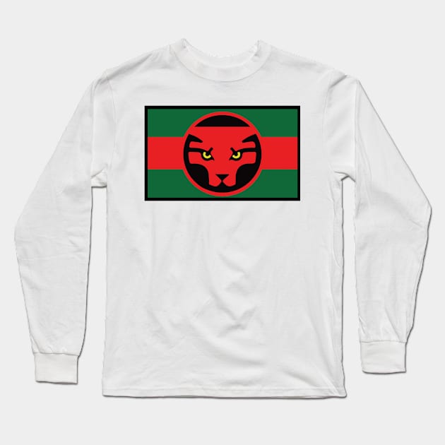 Wakanda Flag Long Sleeve T-Shirt by Shirts & Shenanigans 